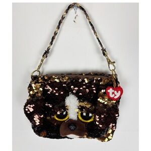 TY Flippables Sequin Brutus the Boxer 9" Fashion Purse 6 Way to Wear 2019